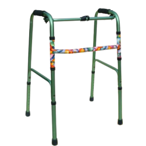 Medical Walker ST3003 Green Flower Bar