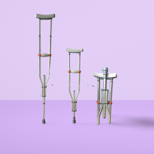 Medical Underarm Crutch ST3010D Folding