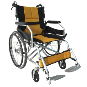 Medical Aluminum Wheelchair ST6505-46BF Orange