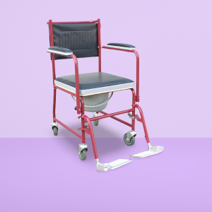 Medical Commode Wheelchair ST8001 Powdered