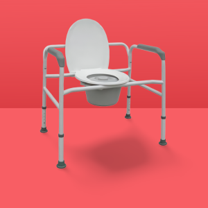 Medical Commode Wheelchair ST8014 White