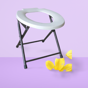 Medical Commode Wheelchair ST80270