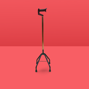 ST3021 Medical Quad Cane Brown