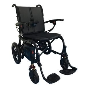 ST1019 Carbon Fiber Power Wheelchair with Carbon Fiber Folding Frame Flip Up Armrest/Legrest