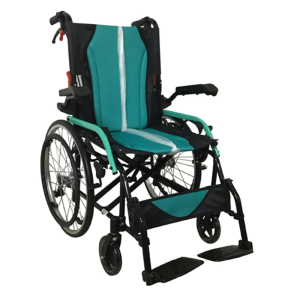 ST6206-45BF Orthopedic Aluminum Wheelchair with Flip Up Armrest & Legrest, Folding Backrest