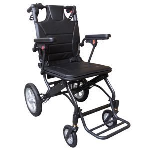 ST6415-41F Reclining Aluminum Wheelchair, Foldable Aluminum Frame. Flip Up Armrest and Legrest.